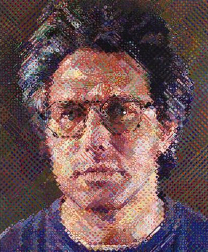 查克·克洛斯，《埃里克》（Eric，1990）。图片： Courtesy of artnet Price Database.