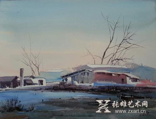 孙志纯《晨光》 48×36cm