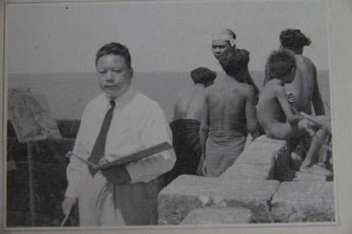 1950年代周碧初在印尼。