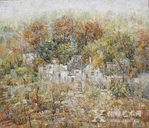 徐光培《秋韵》 2008年 70x60cm  油画 