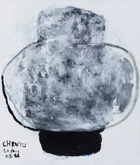 瓶颈之六-120X120CM-布面丙烯-2016年