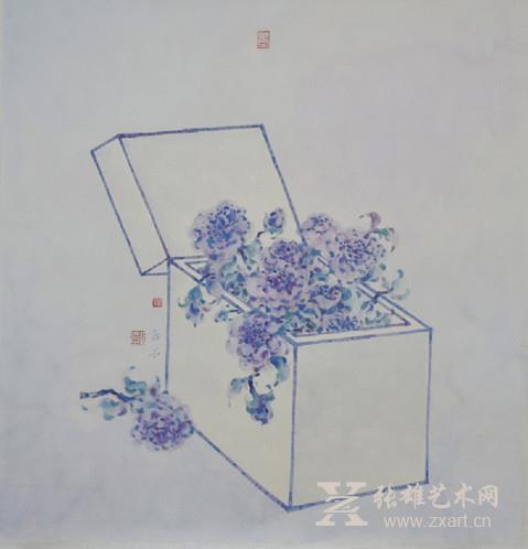 礼物 66cm×63cm 水墨设色 2016年