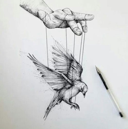 插画师Alfred Bash幻想主义色彩的针管笔画作