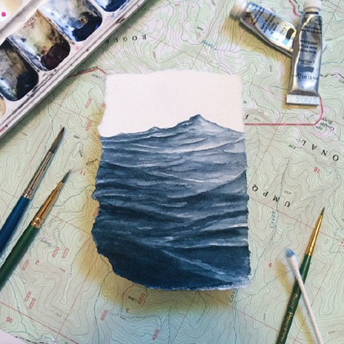 鲸鱼畅游深海海洋治愈心灵