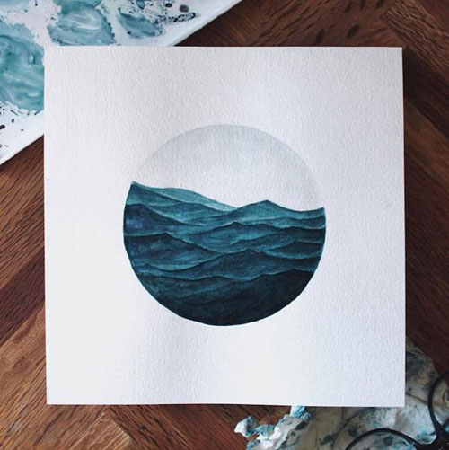 鲸鱼畅游深海海洋治愈心灵