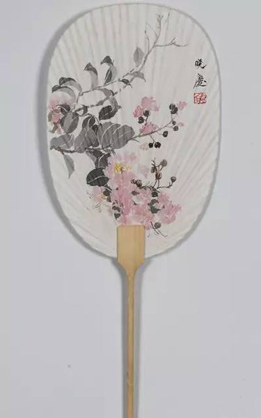 微香冉冉 　　纵：25厘米 　　横：17厘米 　　形式：成扇