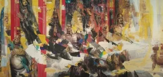  石齐的作品《罗汉宫》