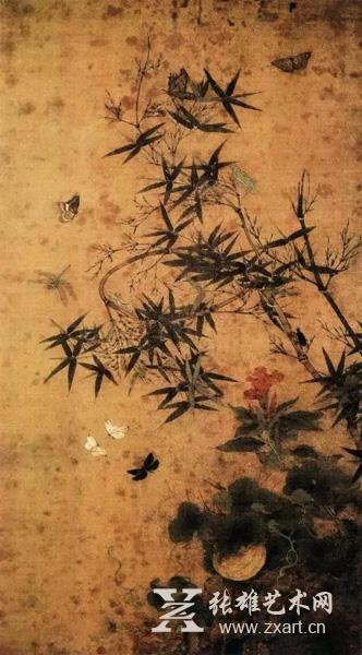 北宋 赵昌 《竹虫图》 （日）东京国立博物馆藏