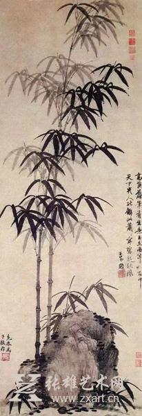 元 高克恭 《墨竹坡石图》 北京故宮博物院藏