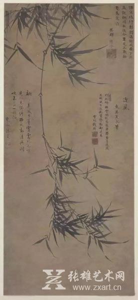 明 夏昶 《墨竹图》 北京故宫藏