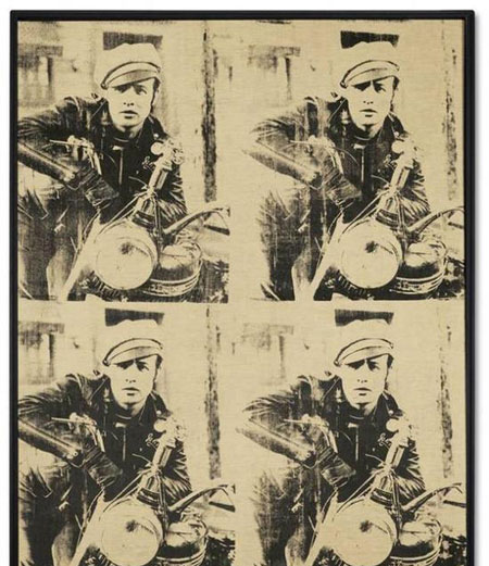 ⑩沃霍尔 Four Marlons(1966) $62,000,000 2014-11-12 Christie‘s NEW YORK