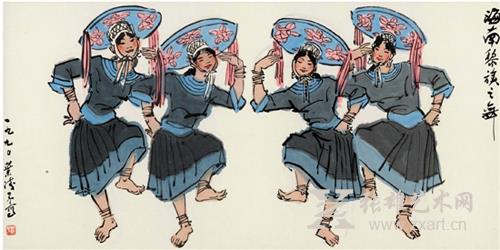 深入生活的时代要求使得人物画家贴近工农兵,不仅丰富了他们的