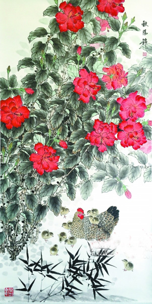 花鸟画市场竞争激烈 中青年画家潜力大