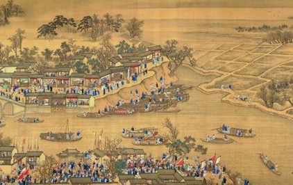 《康熙南巡图》第六卷 常州篦箕巷