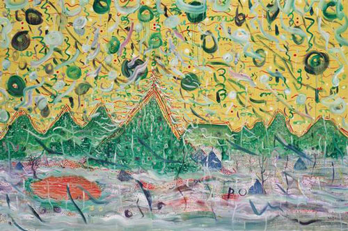 陶发 圭山说 200X300CM 2013 布面油画