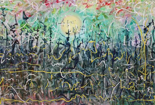 陶发 世界风景 200X300CM 布面油画 2014