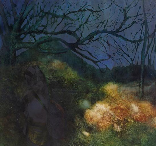 李瑞《暮色》 150x150cm 布面油画 2016