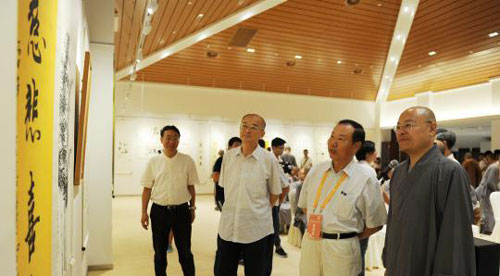 图为浙江东阳展览现场。　李晨韵　摄