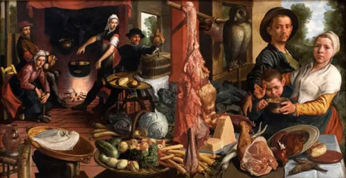 彼得·阿尔岑Pieter Aertsen - The Fat Kitchen