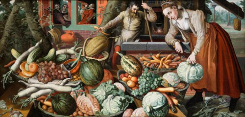 彼得·阿尔岑Pieter Aertsen - Market Scene