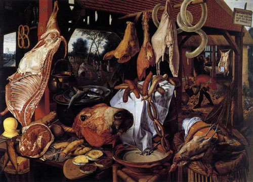 彼得·阿尔岑Pieter Aertsen - Butcher's Stall