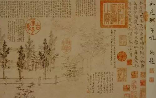   倪瓒-狮子林图