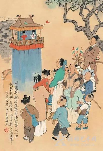 赏画作 知民俗