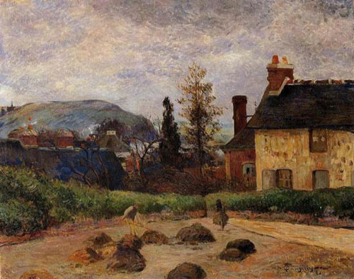 高更 Gauguin - Returning from the harvest (Manuring)　