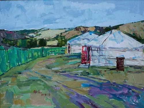温都苏的家，60cm x 80cm