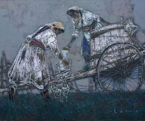 夏夜，100cm x 120cm