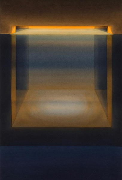 　Lauretta Vinciarelli，《Incandescent Frames (Study 2)》，纸本水彩， 57 x 38 cm，1998 Pei Li, 