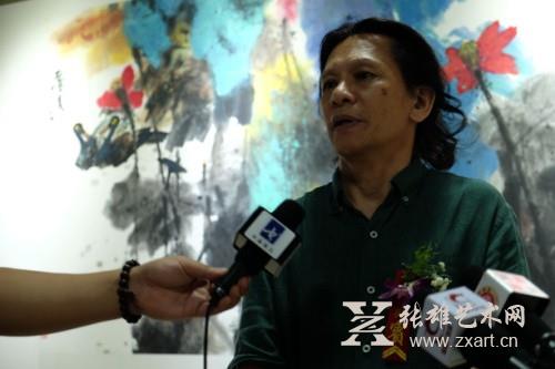 庄毓聪大写意花鸟画全国巡回展（济南站）隆重揭幕