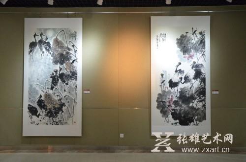 庄毓聪大写意花鸟画全国巡回展（济南站）隆重揭幕