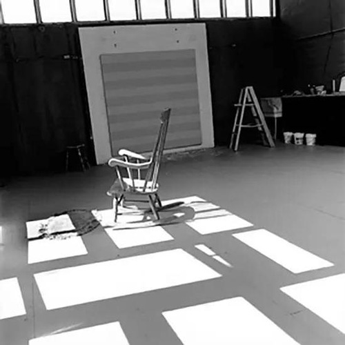 艺术家 Agnes Martin位于新墨西哥州的工作室