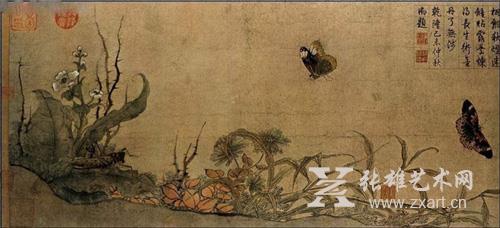 北宋 赵昌《写生蛱蝶图》