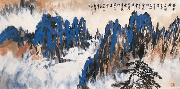 王健林只差一张就集齐刘海粟的丈二匹黄山图？