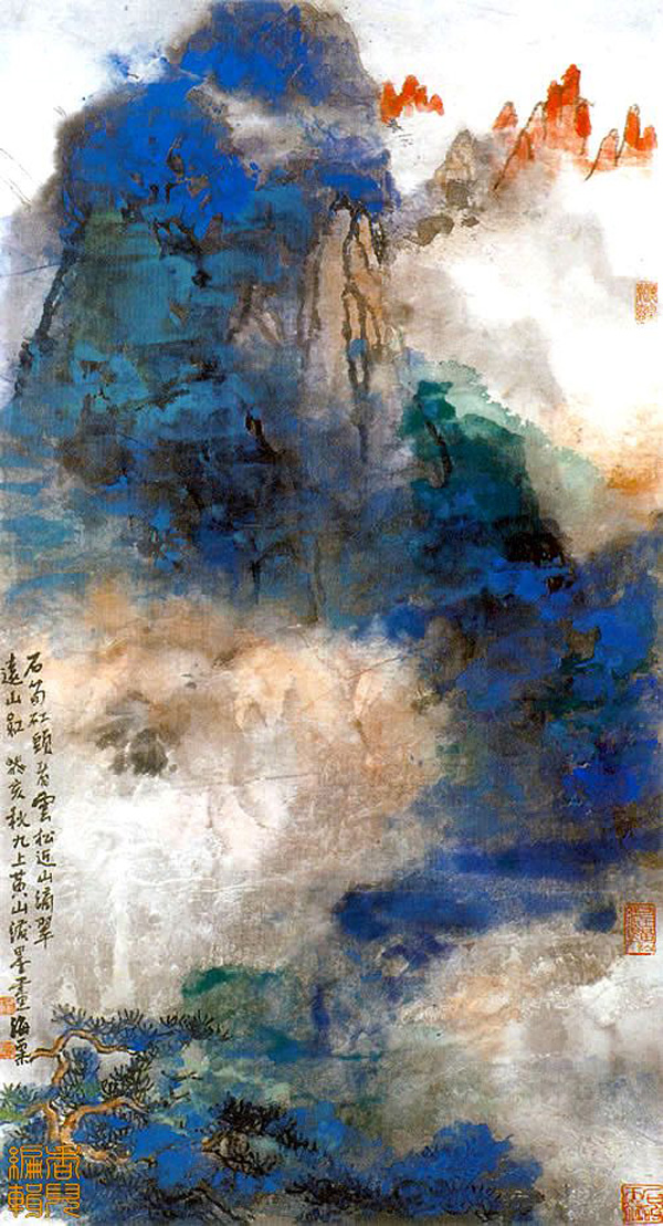 王健林只差一张就集齐刘海粟的丈二匹黄山图？