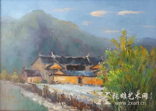 34林剑锋-《故乡情》50x70cm