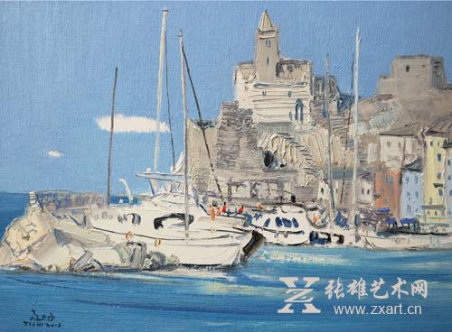 39张及时   《美丽意大利·不是渔村的渔村  》    30x40cm