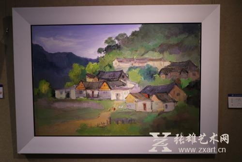 李舜强  《 在那遥远的小山村  》80x120cm  REM6800