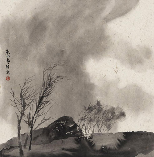 “纸里故国”2016陈东山水墨作品展