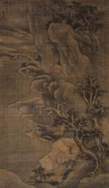 1245 樊云 深山隐居图 绢本立轴 124×72 cm  RMB:60,000-100,000