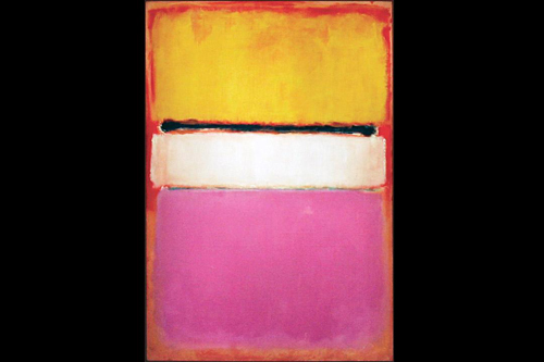   蘇富比拍卖行2007于纽约举行的名画拍卖会上，美国抽象派画家马克·罗斯科创作的油画《白色中心》以7280万美元的高价成交。