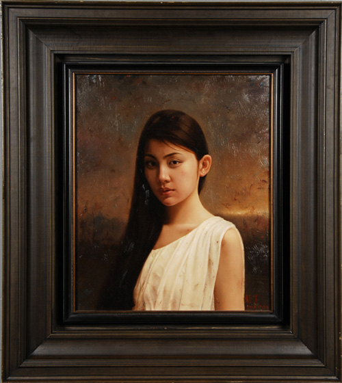 王龙军 《晚风依依》 50X60cm 布面油画