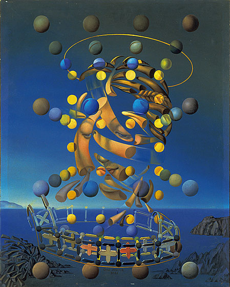   Salvador Dali，The Maximum Speed Of Raphael's Madonna，1954