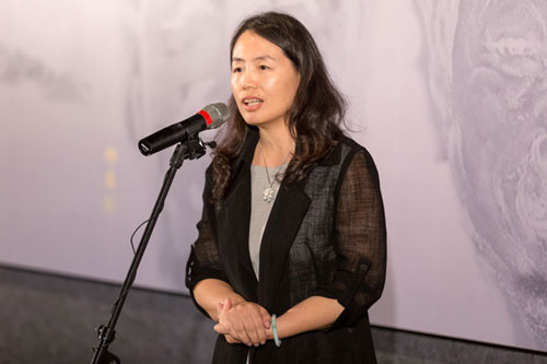    策展人、中央美术学院协同创新中心主任岳洁琼发言