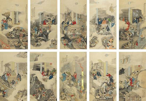 李耕 《十殿图》  成交价：166.75万元
