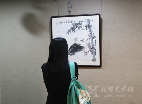 厦门理工学院64名师生参观张雄书画院 