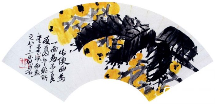   齐白石扇面