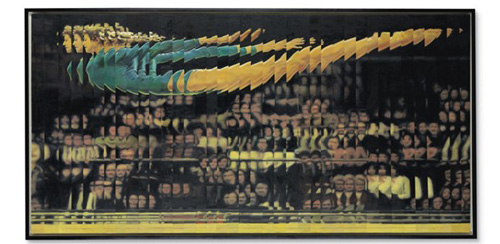 露西·麦肯齐(Lucy McKenzie)，《Olga Korbut》，1998。图片：Courtesyof Christie's Images Ltd. 2016.